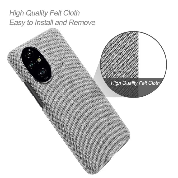 For Honor 200 Pro 5G Case Cloth Texture Anti-Scratch Protective PC Phone Cover