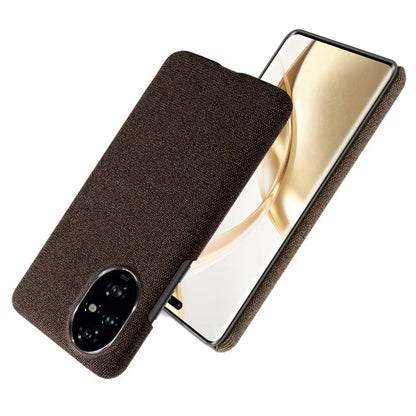 For Honor 200 Pro 5G Case Cloth Texture Anti-Scratch Protective PC Phone Cover