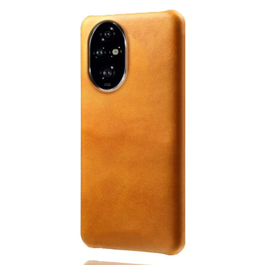 For Honor 200 Pro 5G Case Calf Texture PU Leather Hard PC Protective Phone Cover