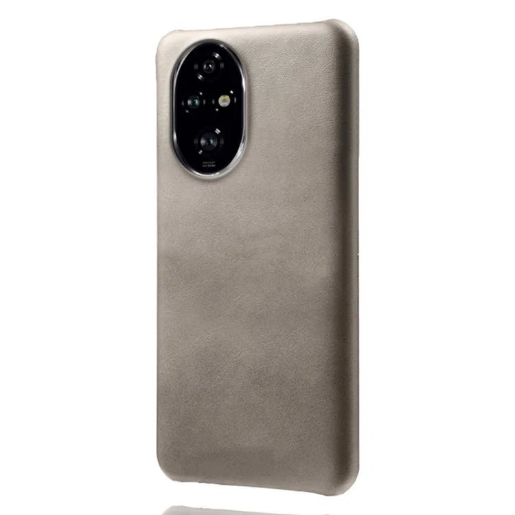 For Honor 200 Pro 5G Case Calf Texture PU Leather Hard PC Protective Phone Cover