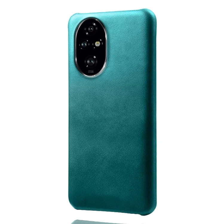 For Honor 200 Pro 5G Case Calf Texture PU Leather Hard PC Protective Phone Cover