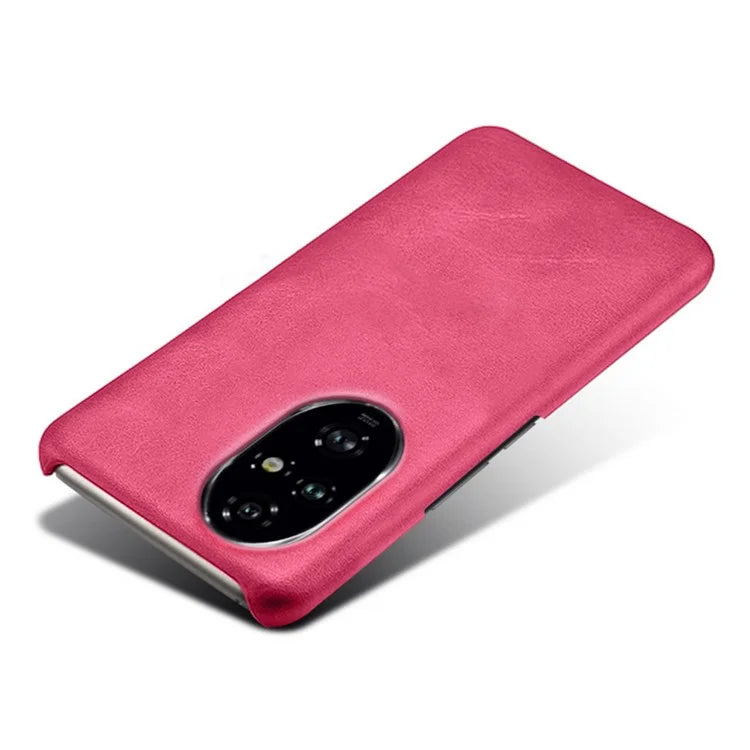For Honor 200 Pro 5G Case Calf Texture PU Leather Hard PC Protective Phone Cover