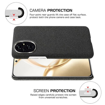 For Honor 200 5G Case Cloth Texture Anti-Scratch Protective PC Phone Cover
