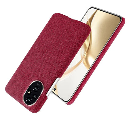 For Honor 200 5G Case Cloth Texture Anti-Scratch Protective PC Phone Cover