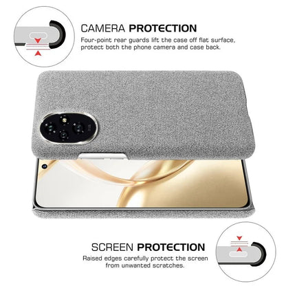For Honor 200 5G Case Cloth Texture Anti-Scratch Protective PC Phone Cover
