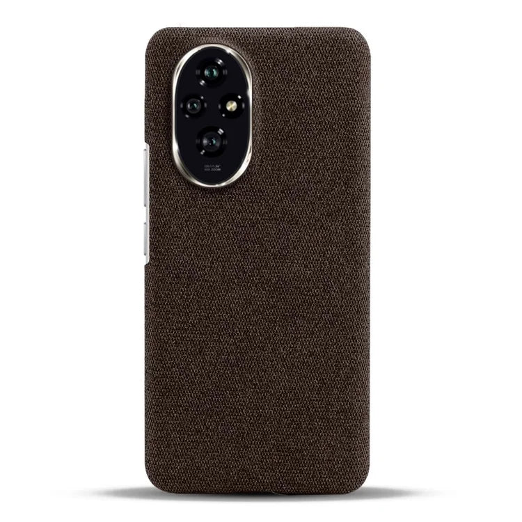 For Honor 200 5G Case Cloth Texture Anti-Scratch Protective PC Phone Cover