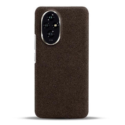 For Honor 200 5G Case Cloth Texture Anti-Scratch Protective PC Phone Cover