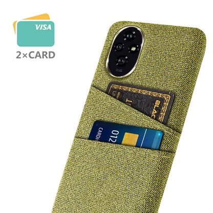 For Honor 200 5G Case Cloth + PC Hard Phone Cover with Dual Card Slots