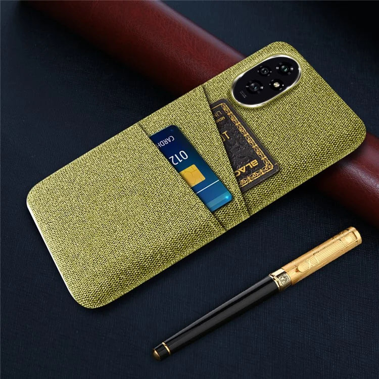 For Honor 200 5G Case Cloth + PC Hard Phone Cover with Dual Card Slots