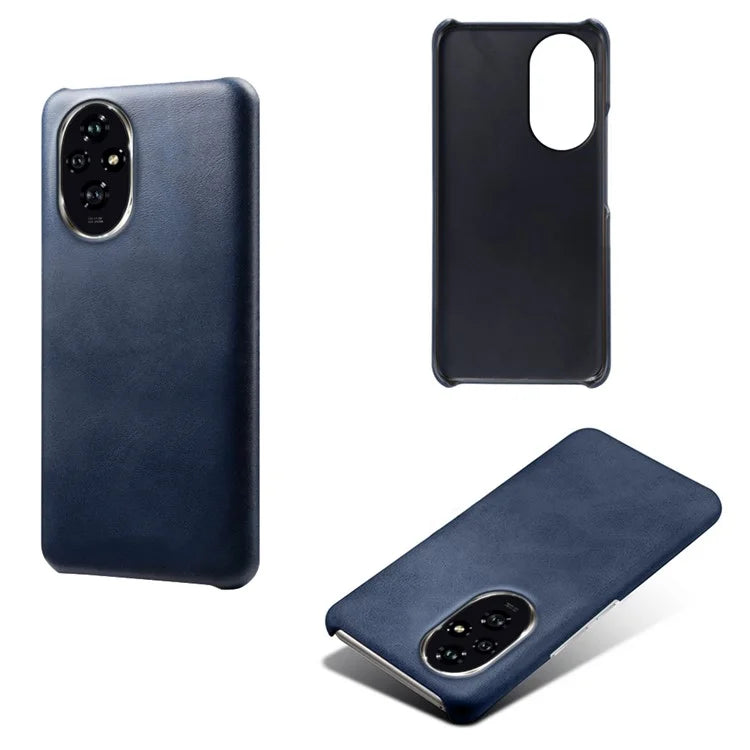 For Honor 200 5G Case Calf Texture PU Leather Hard PC Protective Phone Cover