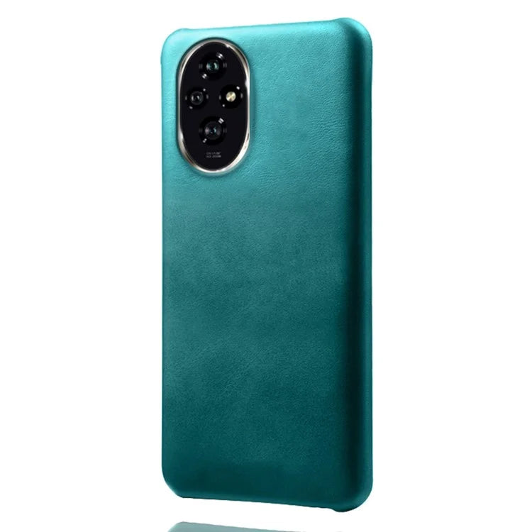 For Honor 200 5G Case Calf Texture PU Leather Hard PC Protective Phone Cover