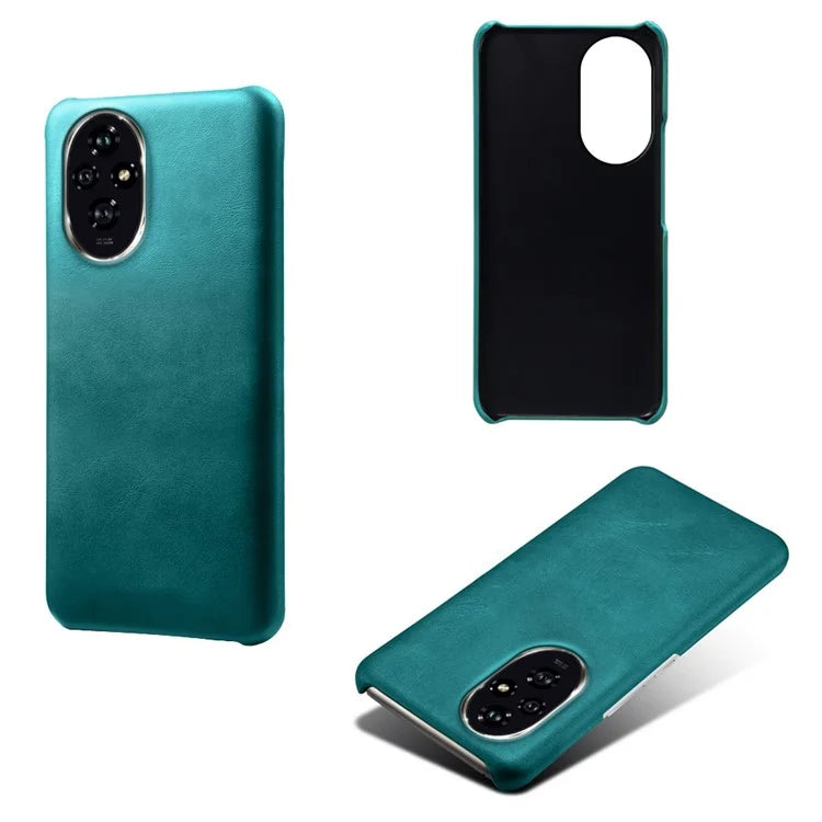 For Honor 200 5G Case Calf Texture PU Leather Hard PC Protective Phone Cover