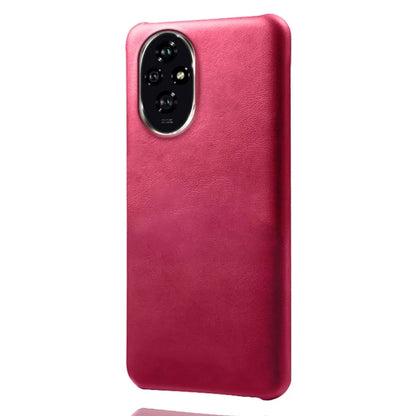 For Honor 200 5G Case Calf Texture PU Leather Hard PC Protective Phone Cover