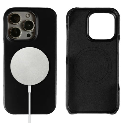 For iPhone 16 Pro Max Case Compatible with MagSafe Corrugated Texture Hard PC Matte Phone Cover