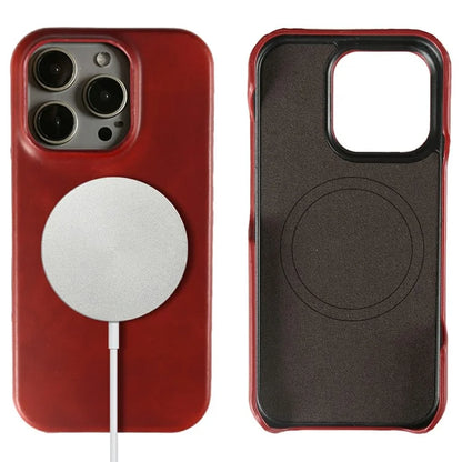 For iPhone 16 Pro Max Case Compatible with MagSafe Corrugated Texture Hard PC Matte Phone Cover