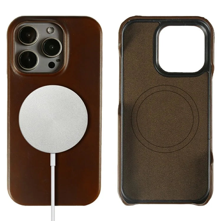 For iPhone 16 Pro Max Case Compatible with MagSafe Corrugated Texture Hard PC Matte Phone Cover