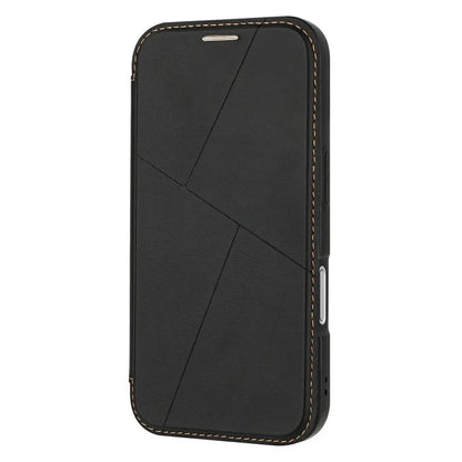 For iPhone 16 Pro Max Case Magnetic Closure Card Slot Leather Flip Phone Cover