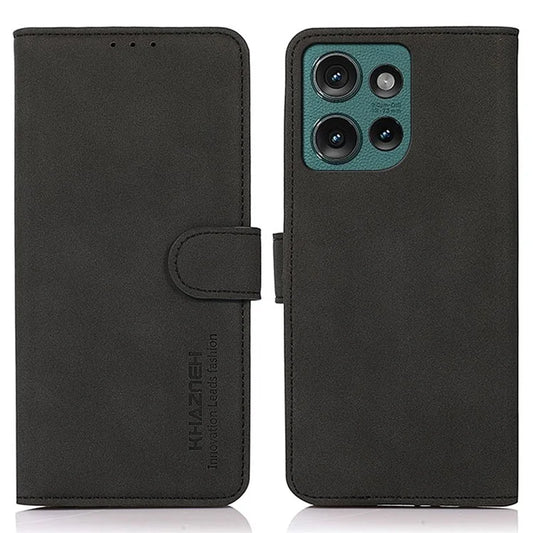 KHAZNEH For Motorola Edge 50 Neo 5G Stand Case PU Leather Wallet Phone Cover
