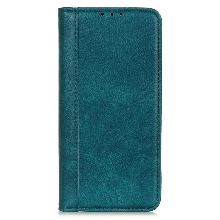 For Motorola Edge 50 5G Stand Case Split Leather Litchi Texture Wallet Phone Cover