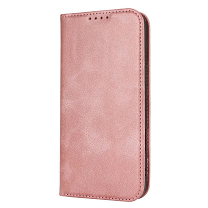 For iPhone 16 Pro Max Case PU Leather Calf Textured Magnetic Closing Smart Phone Cover