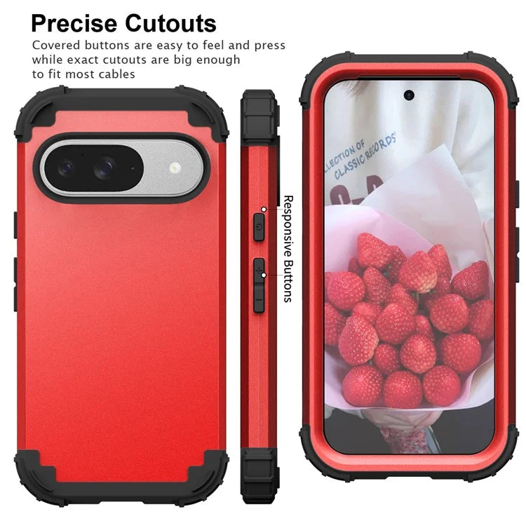 L-Style For Google Pixel 9 Case Shockproof PC + TPU Phone Back Cover