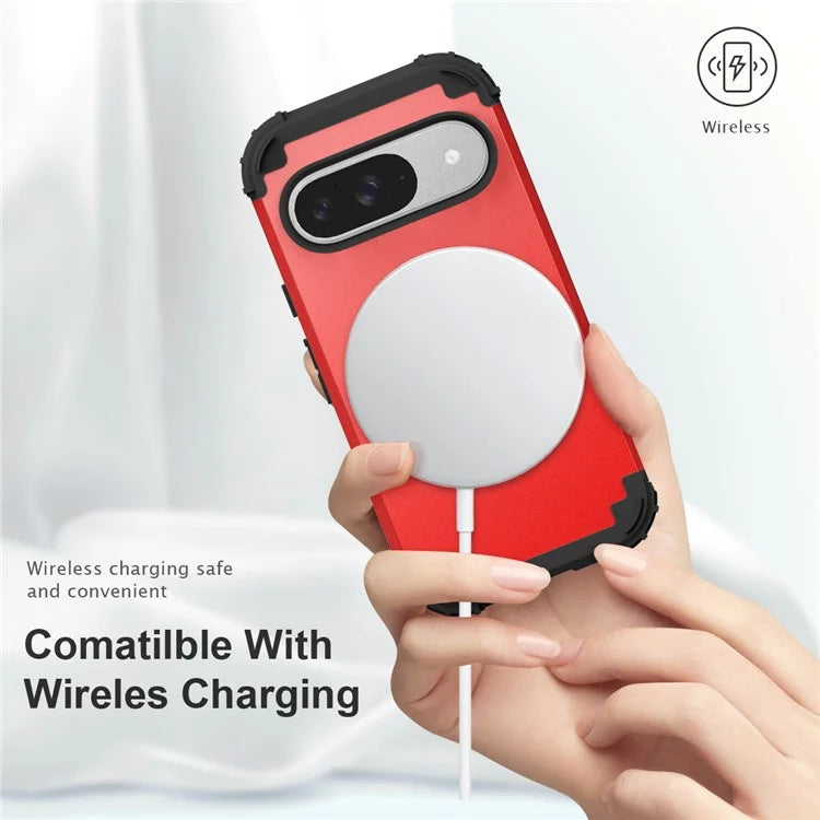 L-Style For Google Pixel 9 Case Shockproof PC + TPU Phone Back Cover