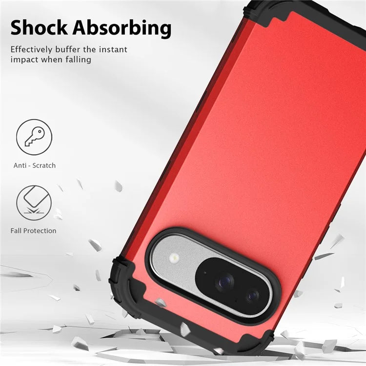 L-Style For Google Pixel 9 Case Shockproof PC + TPU Phone Back Cover