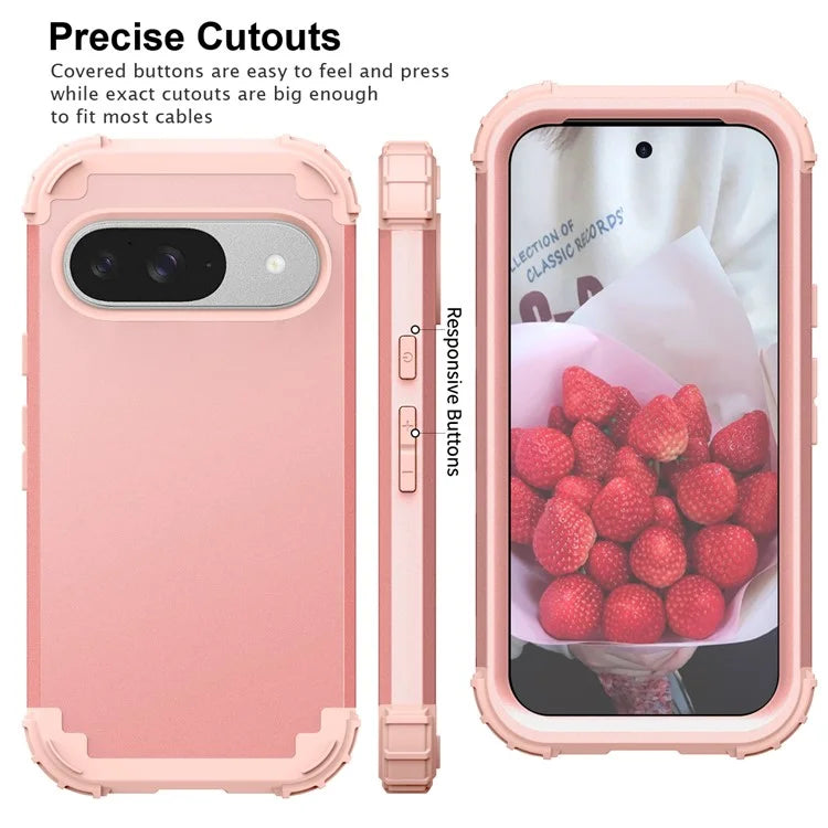 L-Style For Google Pixel 9 Case Shockproof PC + TPU Phone Back Cover