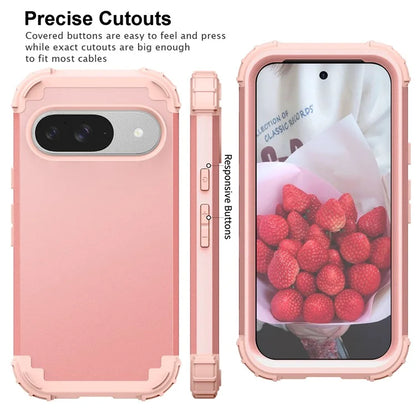 L-Style For Google Pixel 9 Case Shockproof PC + TPU Phone Back Cover