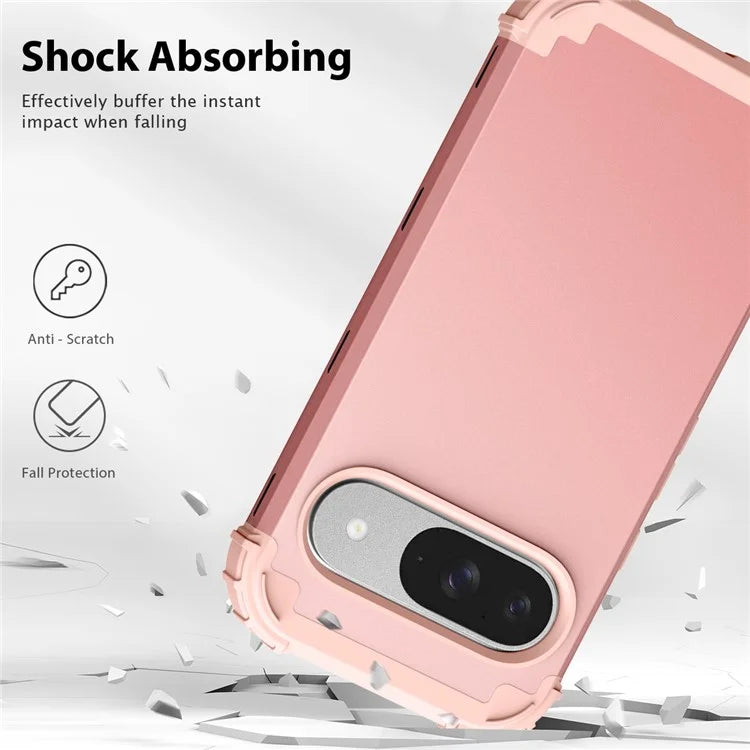 L-Style For Google Pixel 9 Case Shockproof PC + TPU Phone Back Cover