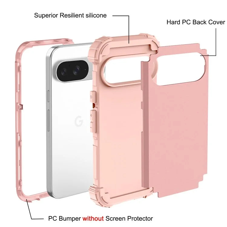 L-Style For Google Pixel 9 Case Shockproof PC + TPU Phone Back Cover