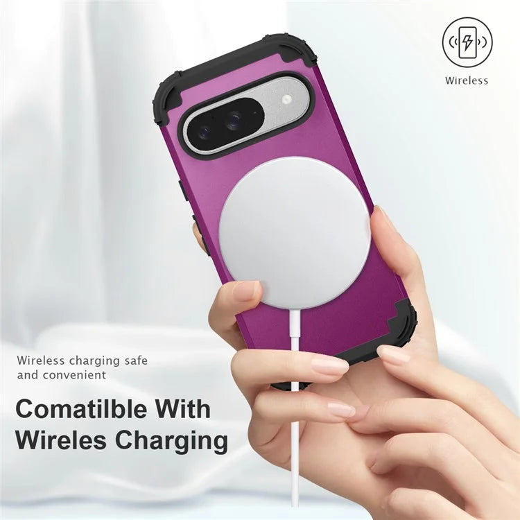 L-Style For Google Pixel 9 Case Shockproof PC + TPU Phone Back Cover