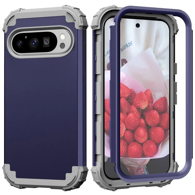 L-Style For Google Pixel 9 Pro Case Shockproof PC + TPU Phone Back Cover