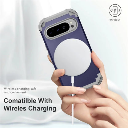 L-Style For Google Pixel 9 Pro Case Shockproof PC + TPU Phone Back Cover