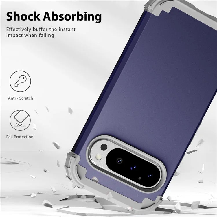 L-Style For Google Pixel 9 Pro Case Shockproof PC + TPU Phone Back Cover