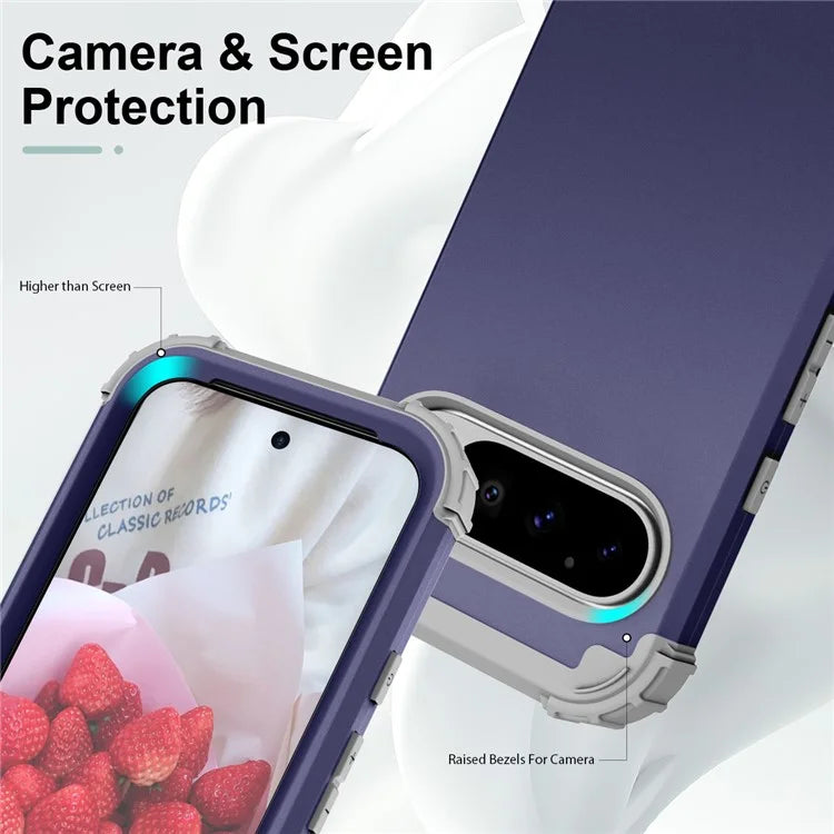L-Style For Google Pixel 9 Pro Case Shockproof PC + TPU Phone Back Cover