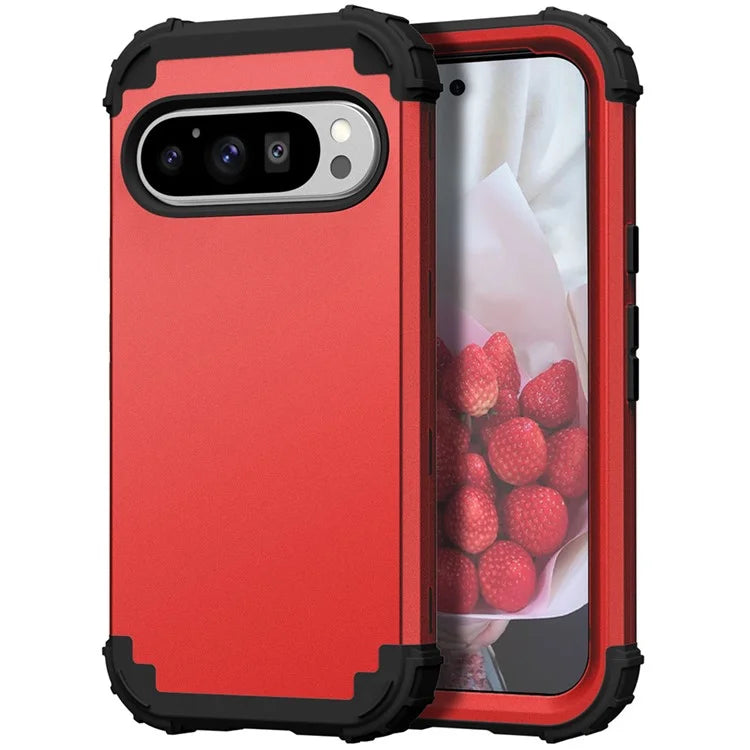 L-Style For Google Pixel 9 Pro Case Shockproof PC + TPU Phone Back Cover