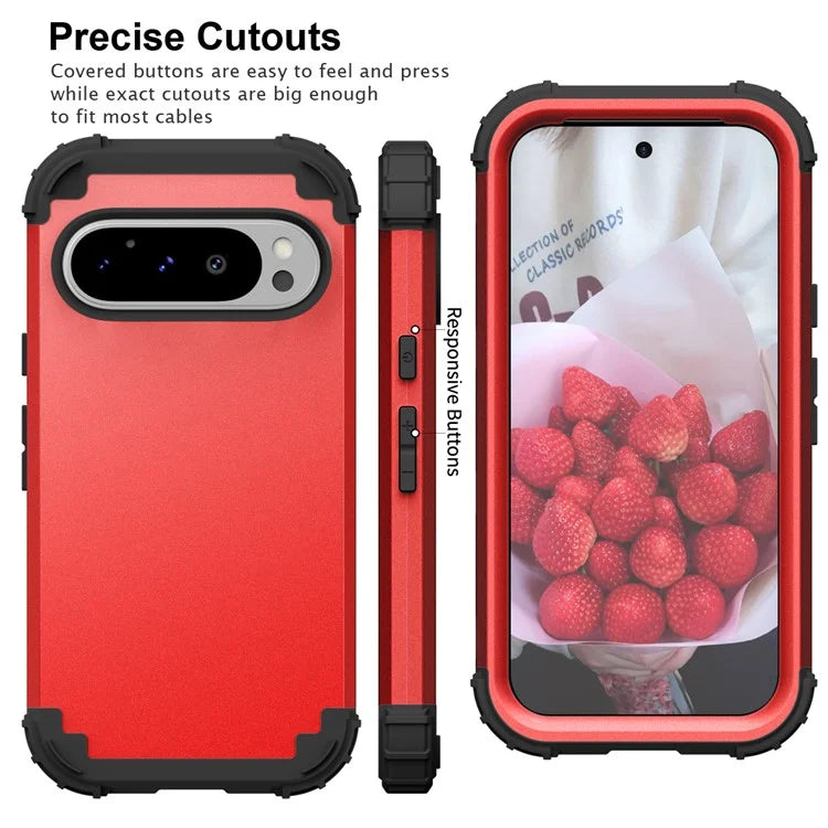 L-Style For Google Pixel 9 Pro Case Shockproof PC + TPU Phone Back Cover