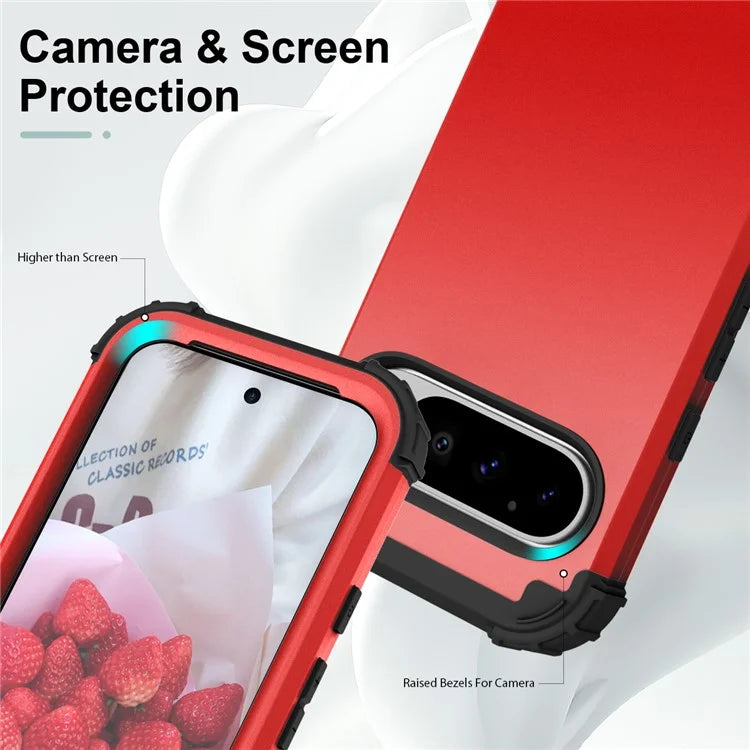 L-Style For Google Pixel 9 Pro Case Shockproof PC + TPU Phone Back Cover
