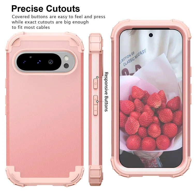 L-Style For Google Pixel 9 Pro Case Shockproof PC + TPU Phone Back Cover