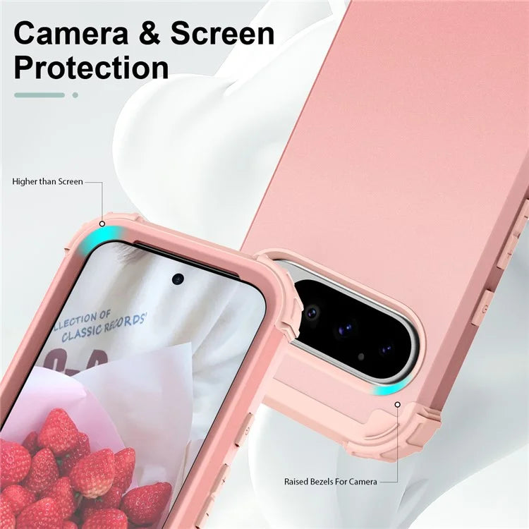 L-Style For Google Pixel 9 Pro Case Shockproof PC + TPU Phone Back Cover