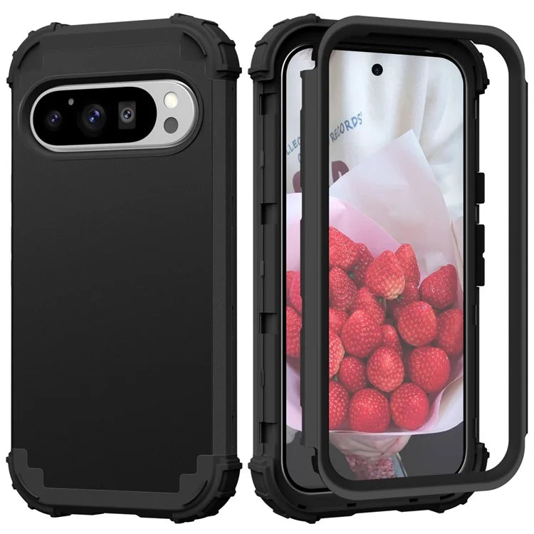L-Style For Google Pixel 9 Pro Case Shockproof PC + TPU Phone Back Cover