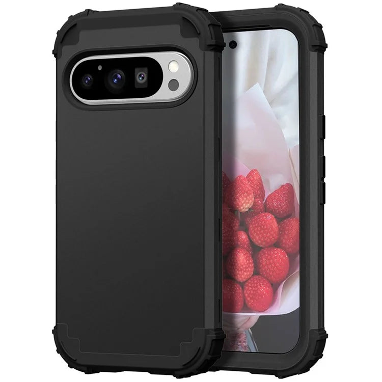 L-Style For Google Pixel 9 Pro Case Shockproof PC + TPU Phone Back Cover
