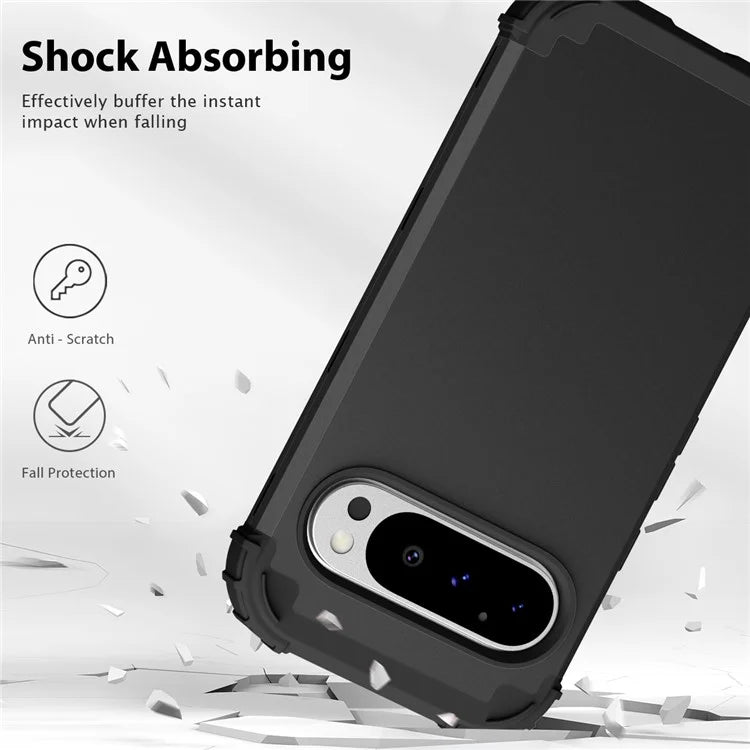 L-Style For Google Pixel 9 Pro Case Shockproof PC + TPU Phone Back Cover