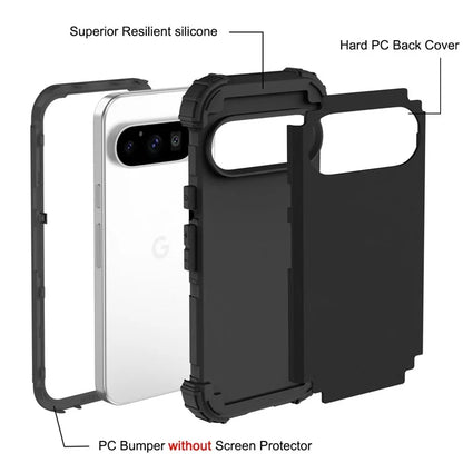 L-Style For Google Pixel 9 Pro Case Shockproof PC + TPU Phone Back Cover