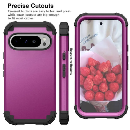 L-Style For Google Pixel 9 Pro Case Shockproof PC + TPU Phone Back Cover