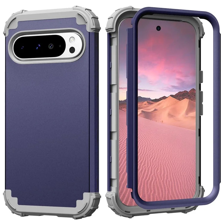 L-Style For Google Pixel 9 Pro XL Case Shockproof PC + TPU Phone Back Cover