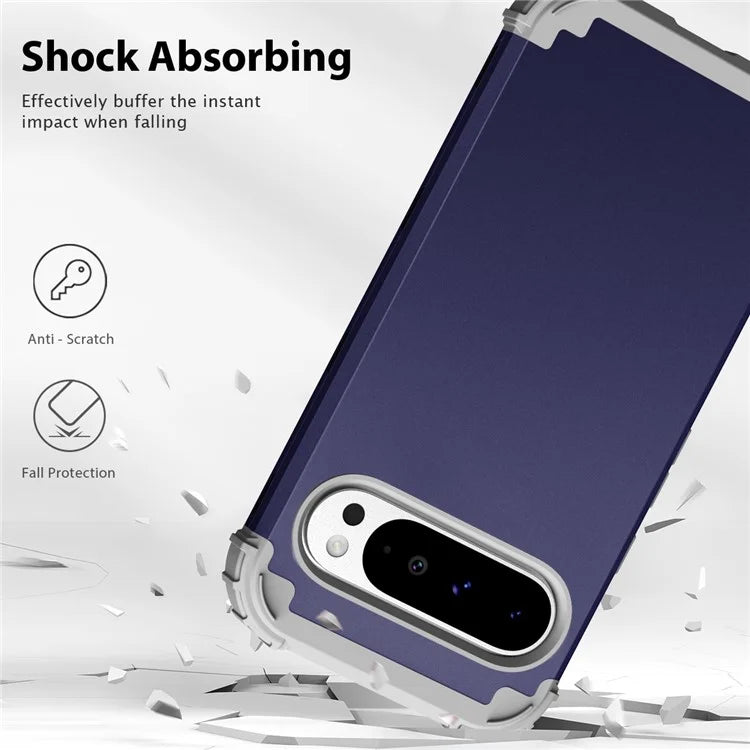 L-Style For Google Pixel 9 Pro XL Case Shockproof PC + TPU Phone Back Cover