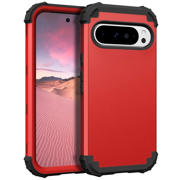 L-Style For Google Pixel 9 Pro XL Case Shockproof PC + TPU Phone Back Cover