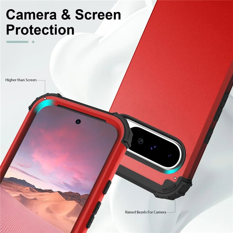 L-Style For Google Pixel 9 Pro XL Case Shockproof PC + TPU Phone Back Cover